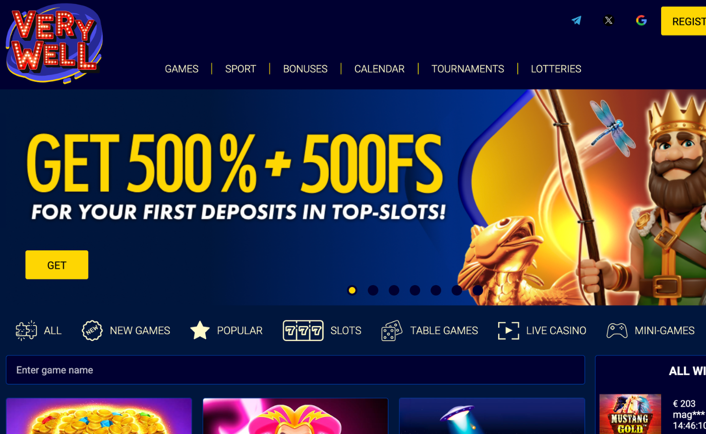 very well casino uk